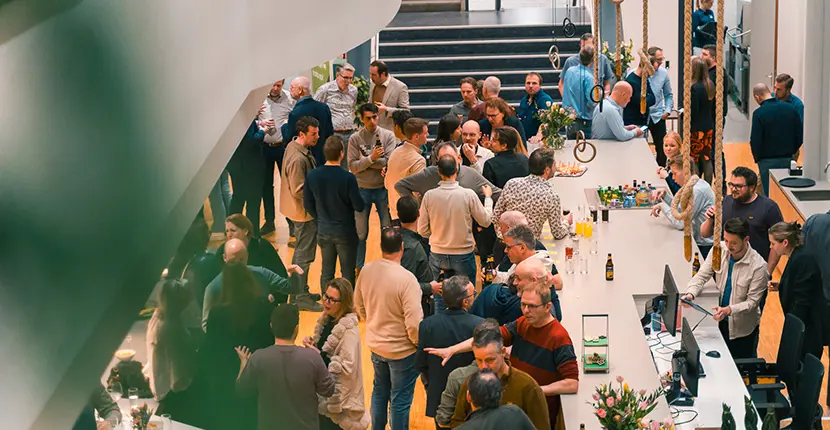 Borrel in de aula